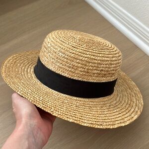 GigiPip Straw Boater Hat